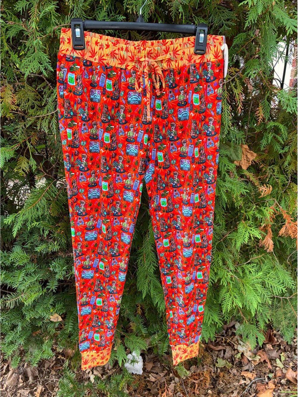 Serial Bamboo Thrifter Doobie 420 Mom Joggers 3XLarge NWT